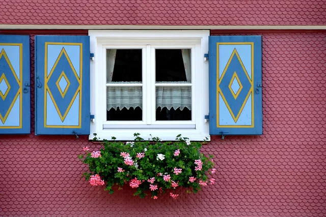 shutter, farmhouse, flower, window flowers, window, facade, beautiful flowers, ladder, wooden shutters, nature, architecture, building, multicoloured, flower wallpaper, wall, rustic, flower background, bavarian, allgäu, apartment. Window Cleaning Contract Template: 7 Sections You Can Reuse